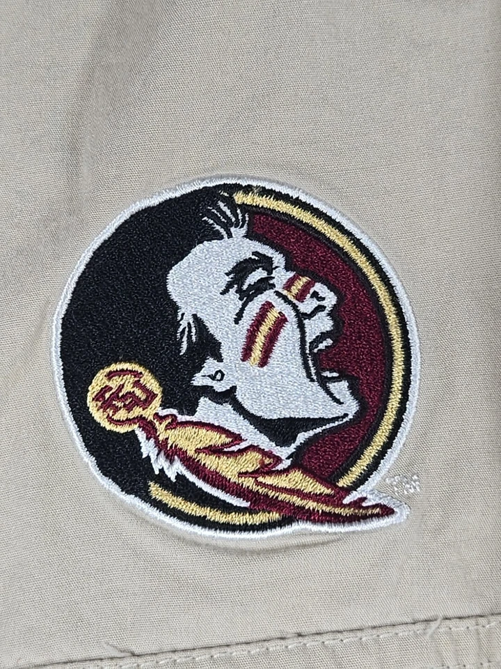 Equipo de pesca Columbia PFG Florida State Seminoles Performance talla XL crema caqui Foto 3 de 4