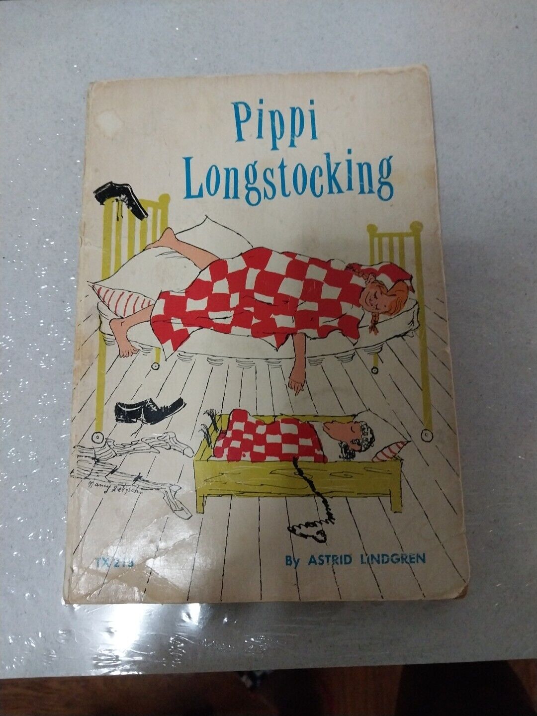 Pippi Longstocking by Astrid Lindgren TX215 Vintage Scholastic Book Services PB