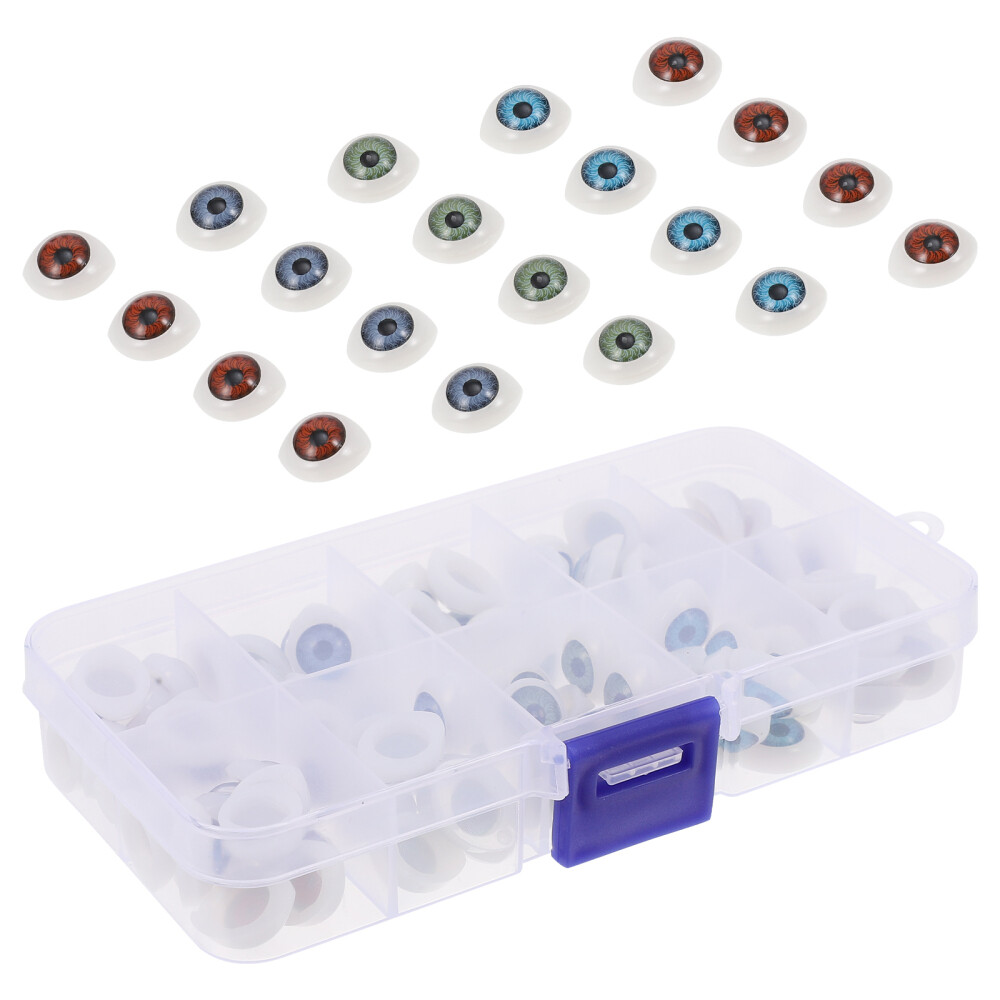 100pcs Fake Eyeballs Halloween Eyeballs Doll Eyes Scary Realistic Eyes