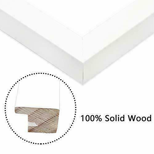 Set of 4, 6x6 Wood Smartphone Instagram Frames Collection 4x4 Square Photo White - Picture 4 of 8