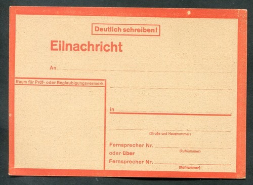Posta Militare Express Message Card Rosso MNH Non Timbrato (AA5381