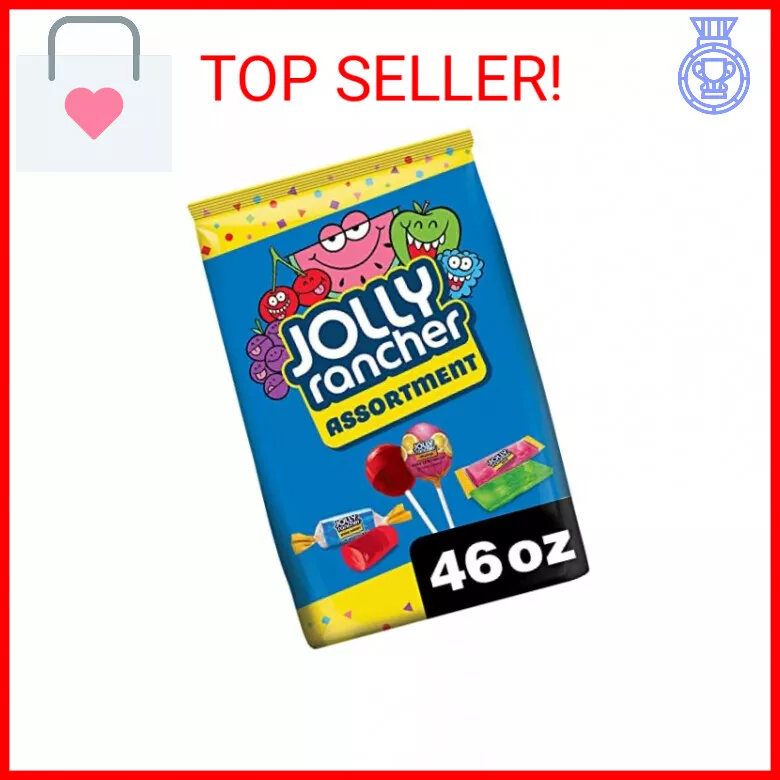 JOLLY RANCHER Assorted Fruit Flavored Mixed Candy 46 oz Bulk Variety Bag