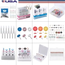 Dental Polishing Kit for Diamond Composite Zirconia RA FG HP Grit Polishers USA