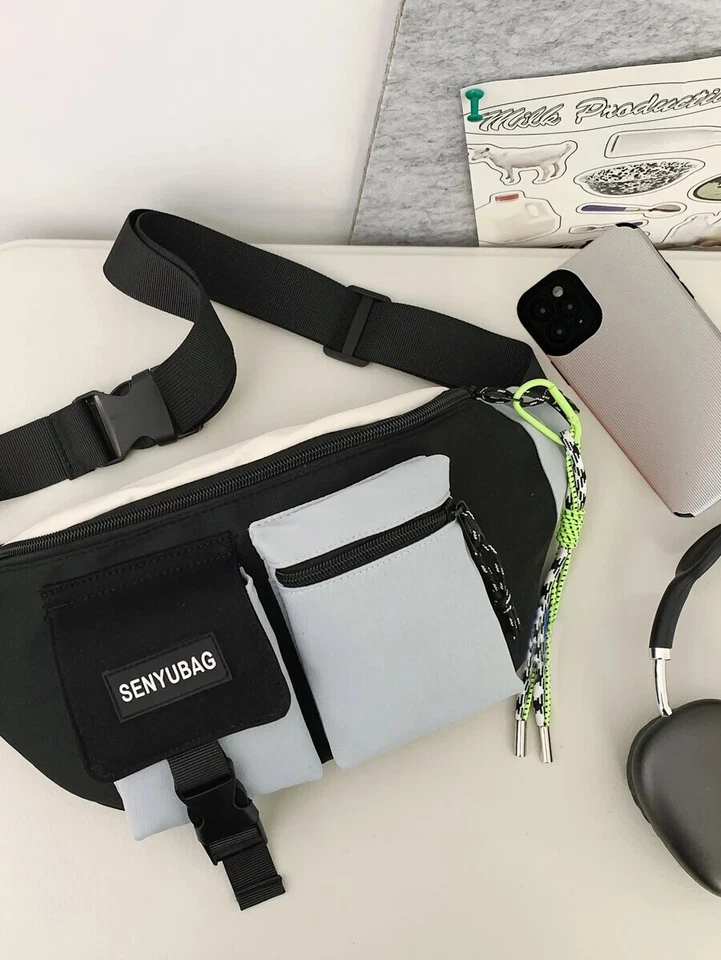 Bolsos Masculinos Cartera De Hombre Riñonera de Moda Mochila Mensajero De Hombro - Изображение 4 из 4