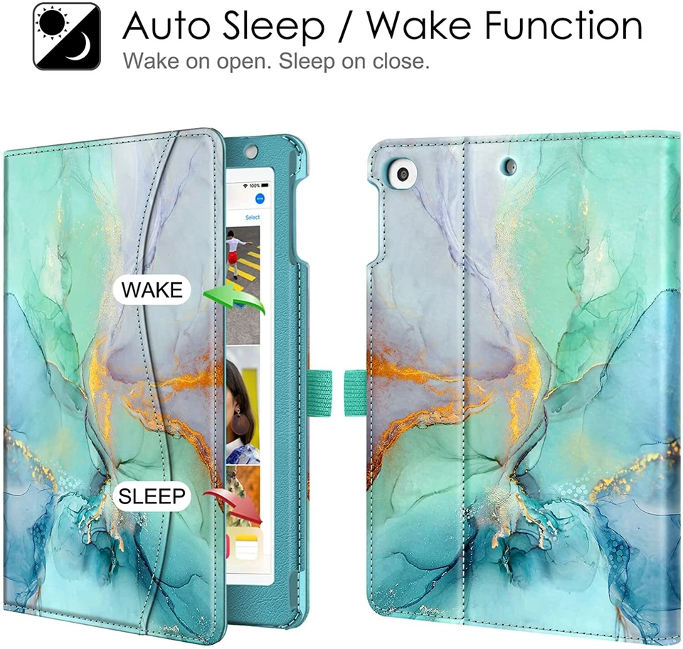 Case for iPad Mini 5 2019 / iPad Mini 4 7.9'' Smart Folio Stand Cover w/Pocket - Image 3 of 4