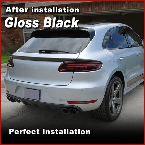 Alerón trasero negro brillante maletero alerón trasero alerón labio para Porsche Macan - Imagen 4 de 12