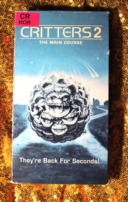 Critters 2 - The Main Course (VHS, 1996) Horror HTF RARE OOP