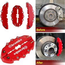 4PCS/set 3D Style Car Universal Disc Brake Caliper Covers Front & Rear Kits