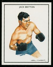 Jack Britton - 1991 Ideal Albums Boxing Greats Card