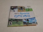 Wii Sports (Nintendo Wii, 2006) Case/Sleeve And Manual Only No Disc