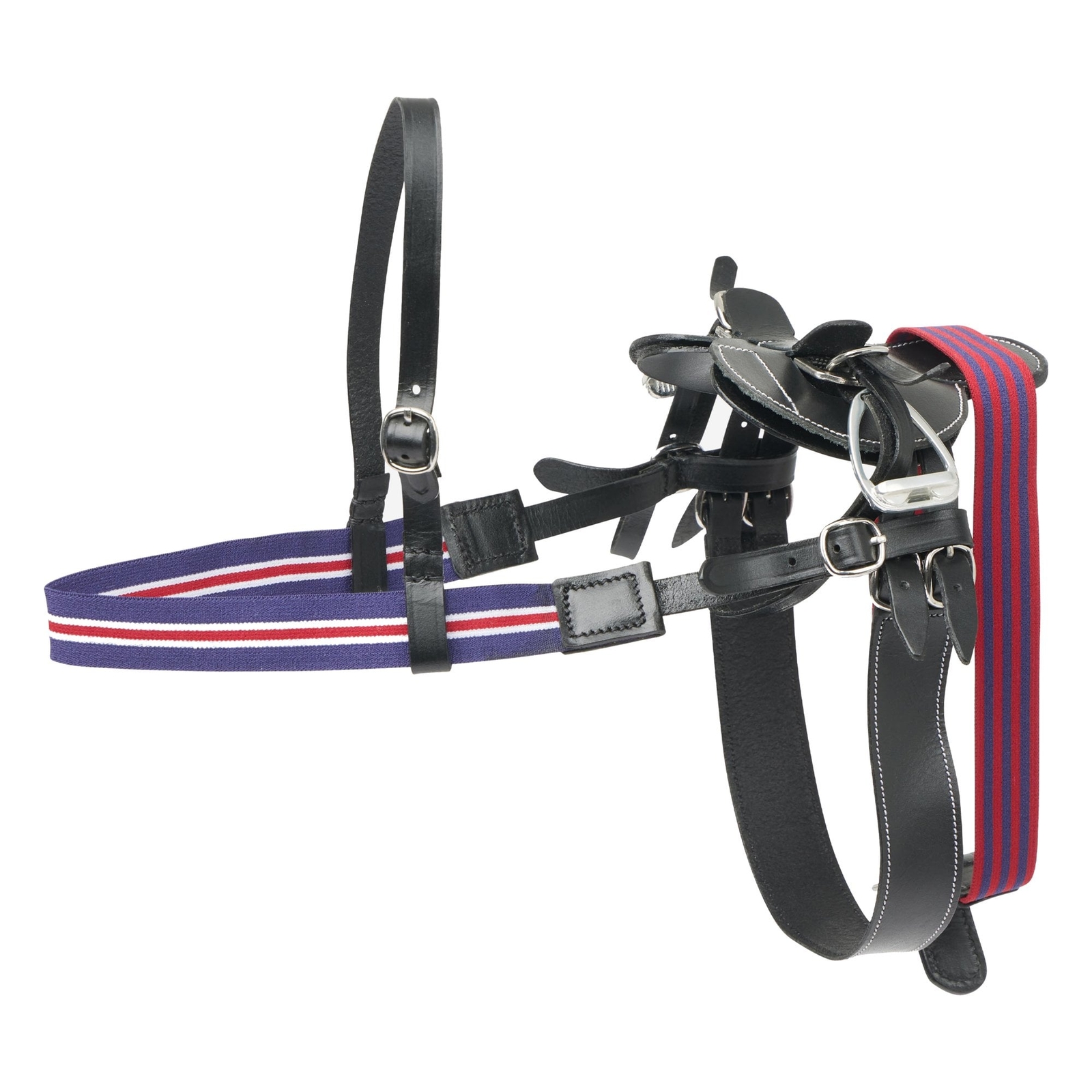 LeMieux Mini LeMieux Toy Pony Racing Saddle Set: Toy Accessories - Black/Tan