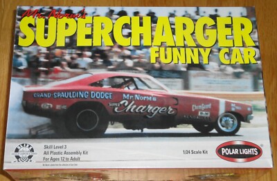 POLAR LIGHTS MR.NORM'S SUPERCHARGER FUNNY CAR 1:25 sealed