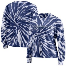 WEAR NFL Dallas Cowboys Tie-Dye Cropped Long Sleeve PIus 2x