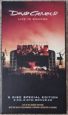 David Gilmour Live In Gdansk 5-Disc Special Ed (inc photos, poster, guitar pick)