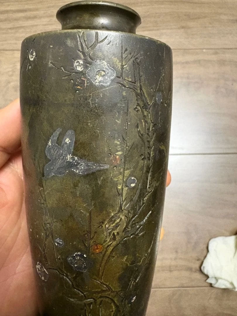 青铜日本花瓶1900-1940 | eBay