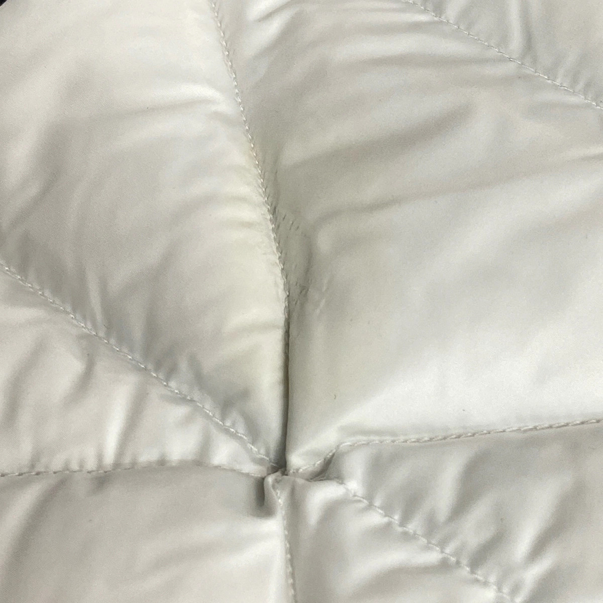 PRADA - White Black Polyamide Polyester Leather S… - image 7