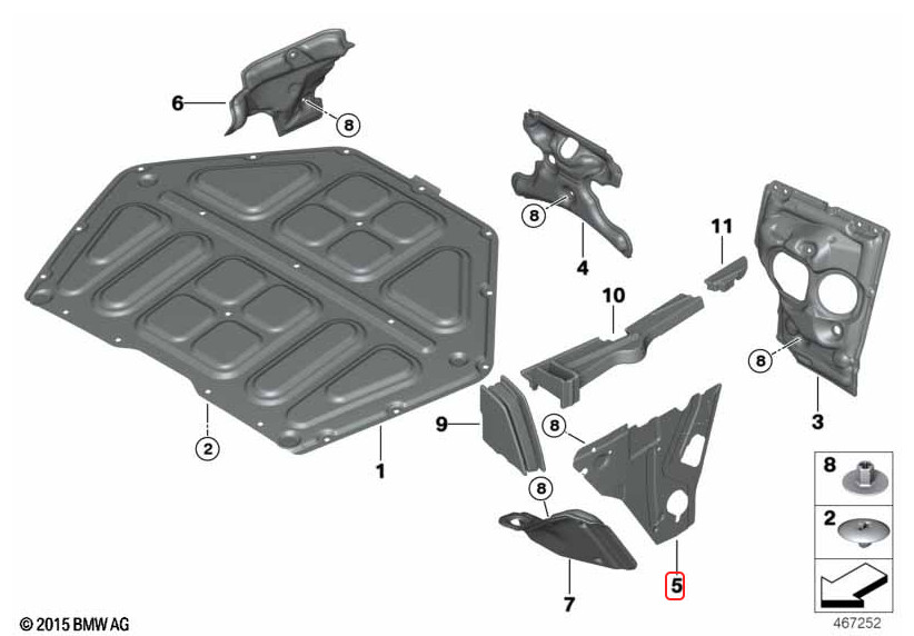 Rolls-Royce Dawn 2009-2023 FRONT+RIGHT Sound insulation