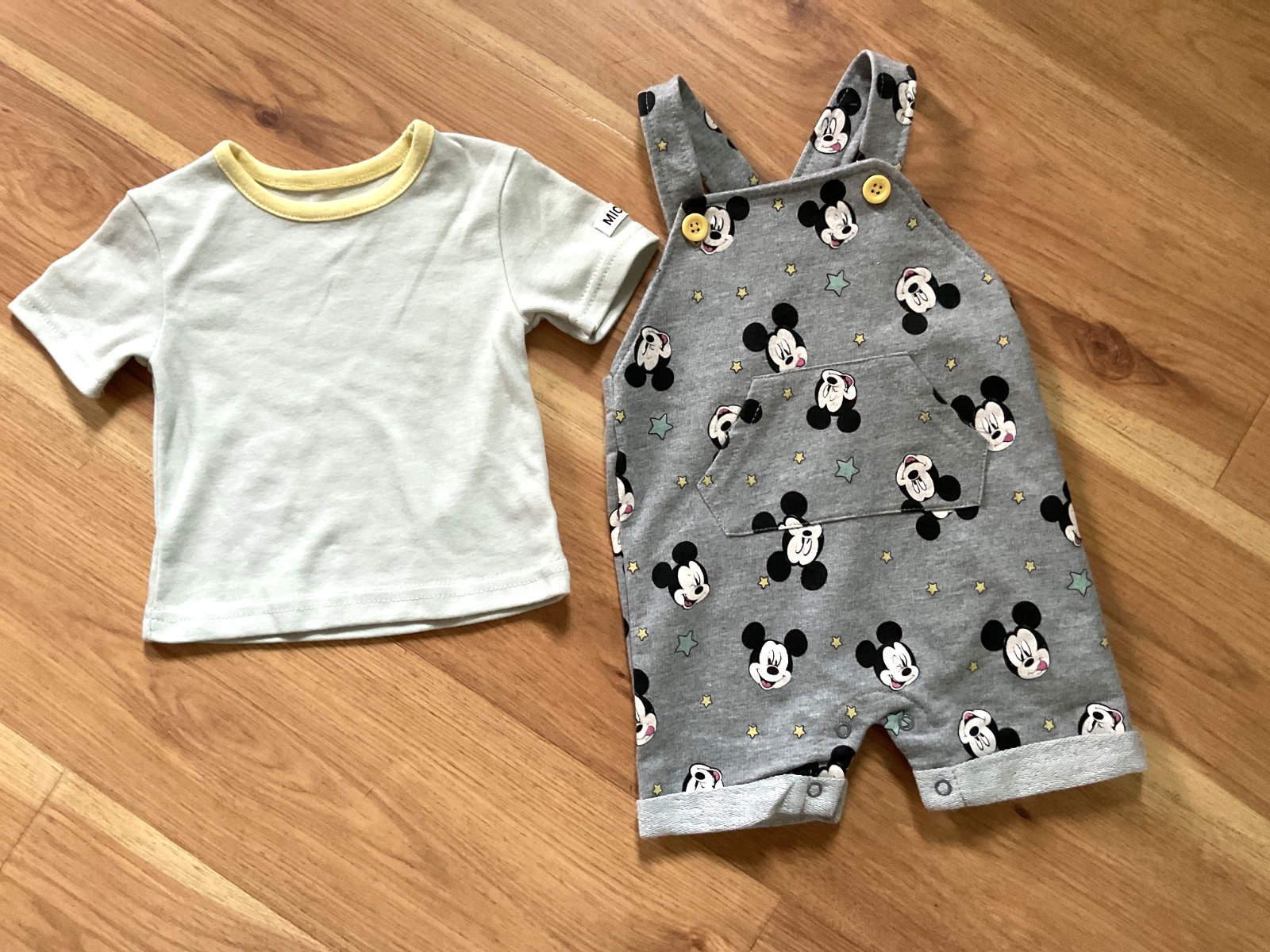 Disney Baby Boy 2 Pc Shortall Set Size 3/6 Months