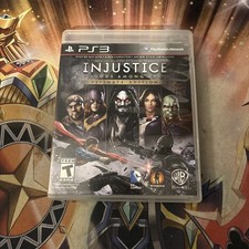 Injustice: Gods Among Us - Ultimate Edition (PS3, Sony PlayStation 3, 2013) CIB