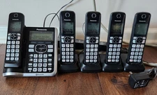 PanaSonic KX-TGF570 Link2Cell Bluetooth Answering Machine Cell rings 5 handsets