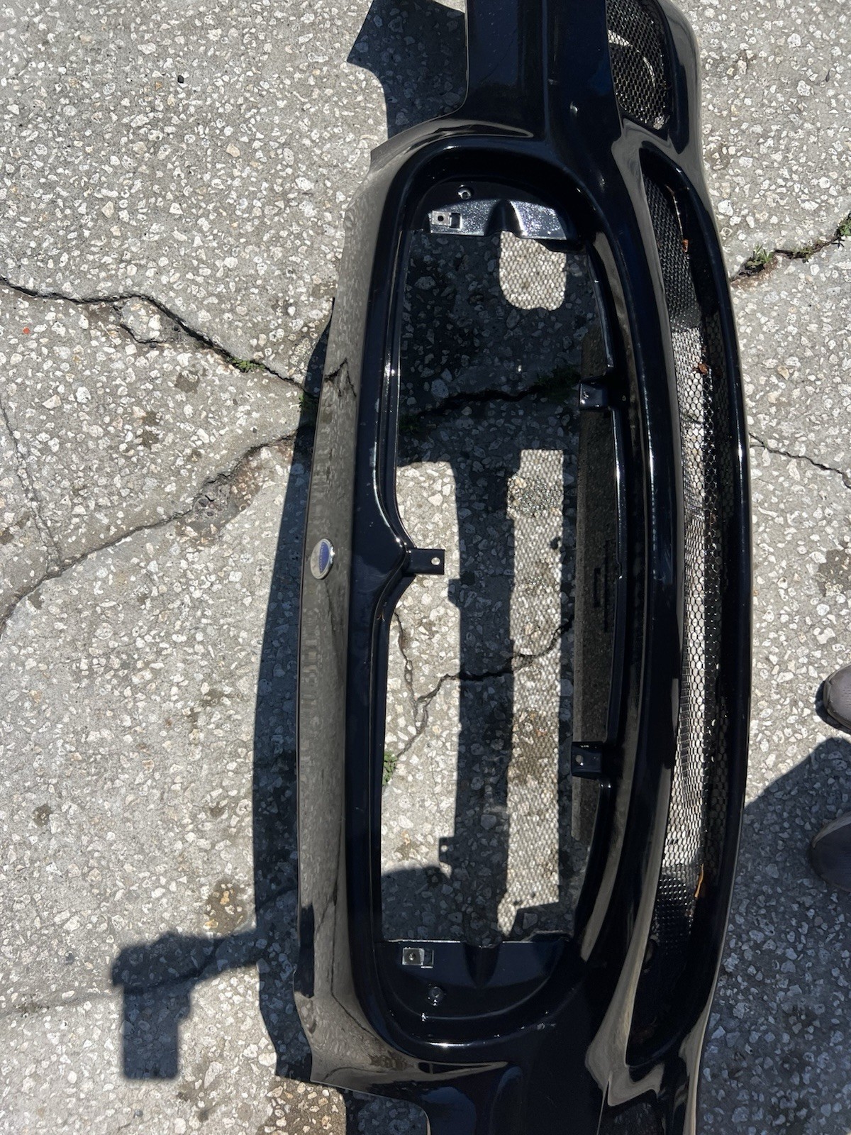 03-08 Maserati Quattroporte M139 Front Bumper Cover Panel Assembly Black OEM