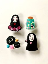 Spirited Away character NoFace Soot Sprites Charm for Croc shoes Jibbits Widgets