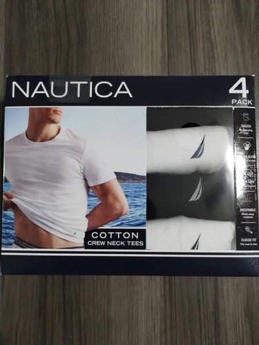 Nautica Cotton Crew Neck Tees (Small) 34-36 - product listing photo