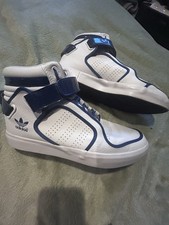 Adidas Adi Rise White and Blue Size 9 High Top Men’s Trainers Sneaker 2011 Stock