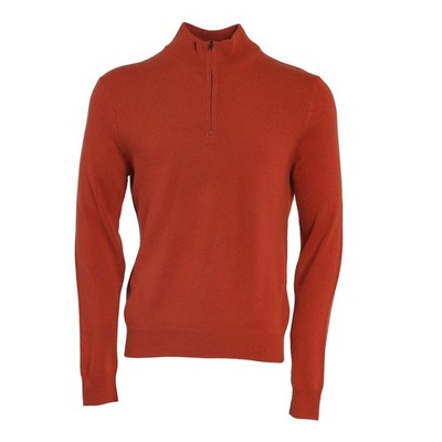 Hackett London Oberteil Pullover Logo Strick Wolle orange Gr. M HM702833