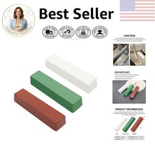 Professional 12 Oz Polishing Compound Set - Green, White Red Grits Included