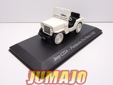 SER37 Voiture 1/43 SALVAT Vehiculos Servicios : JEEP CJ2A Willys - Fundacion Eva
