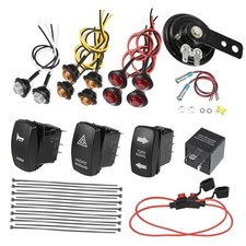 1 Set Universal Turn Signal Street Legal LED Light Kit with Horn Turn Signal