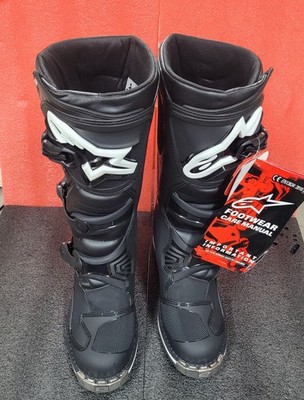 ALPINESTARS TECH 1 MOTORCYCLE BOOTS SIZE 8 NEW