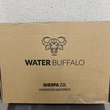 Water Buffalo Hydration Backpack - Sherpa 22L Hiking Backpack Water Bladder Grey