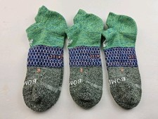 Bombas Hex-Tec Athletic Ankle Socks Lot Of 3 Pairs Size L