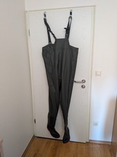 Fischerhose Anglerhose Wathose mit Stiefeln  ...