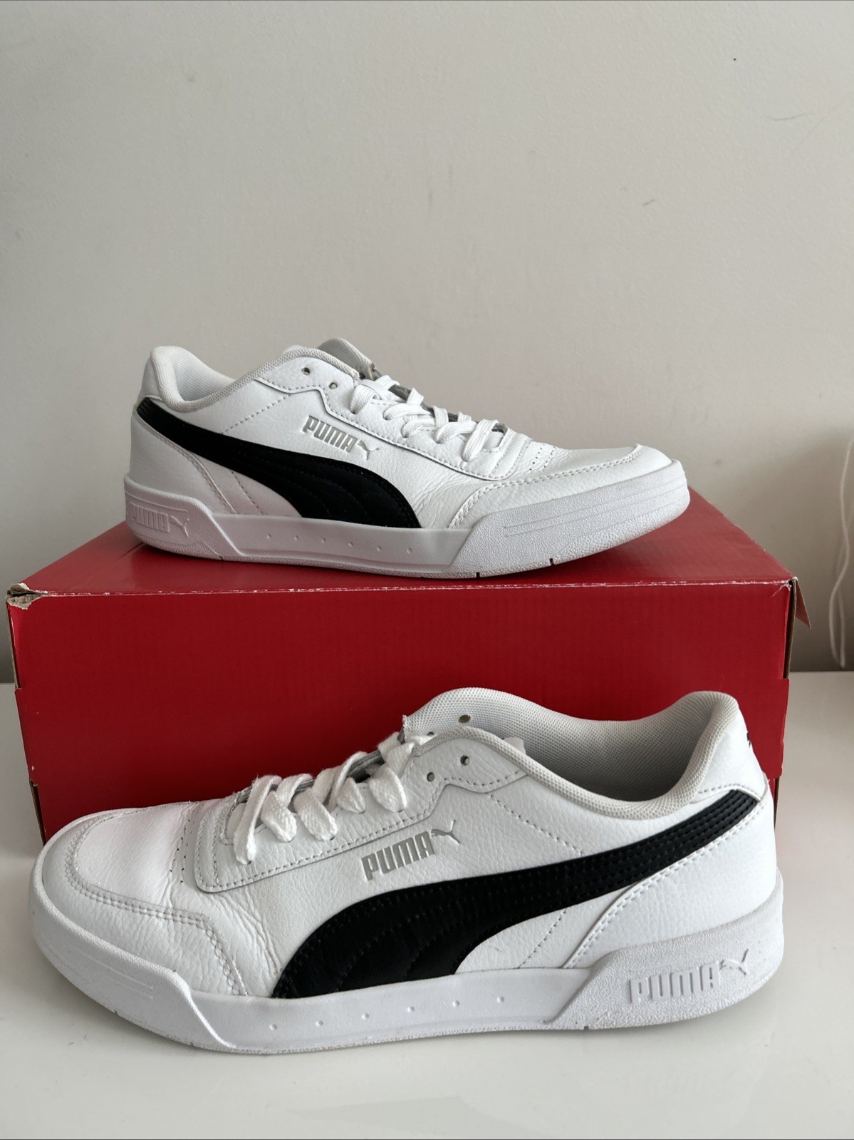 SAOLA Puma Court Ultra Lite taglia 9 5 bianco marino ottime condizioni