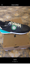 Nike Mens Low Top Lace-Up Sneaker Black White...