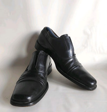 Men’s Gianni Versace Black Leather Shoes  Size EU 41, US 8, UK 7.