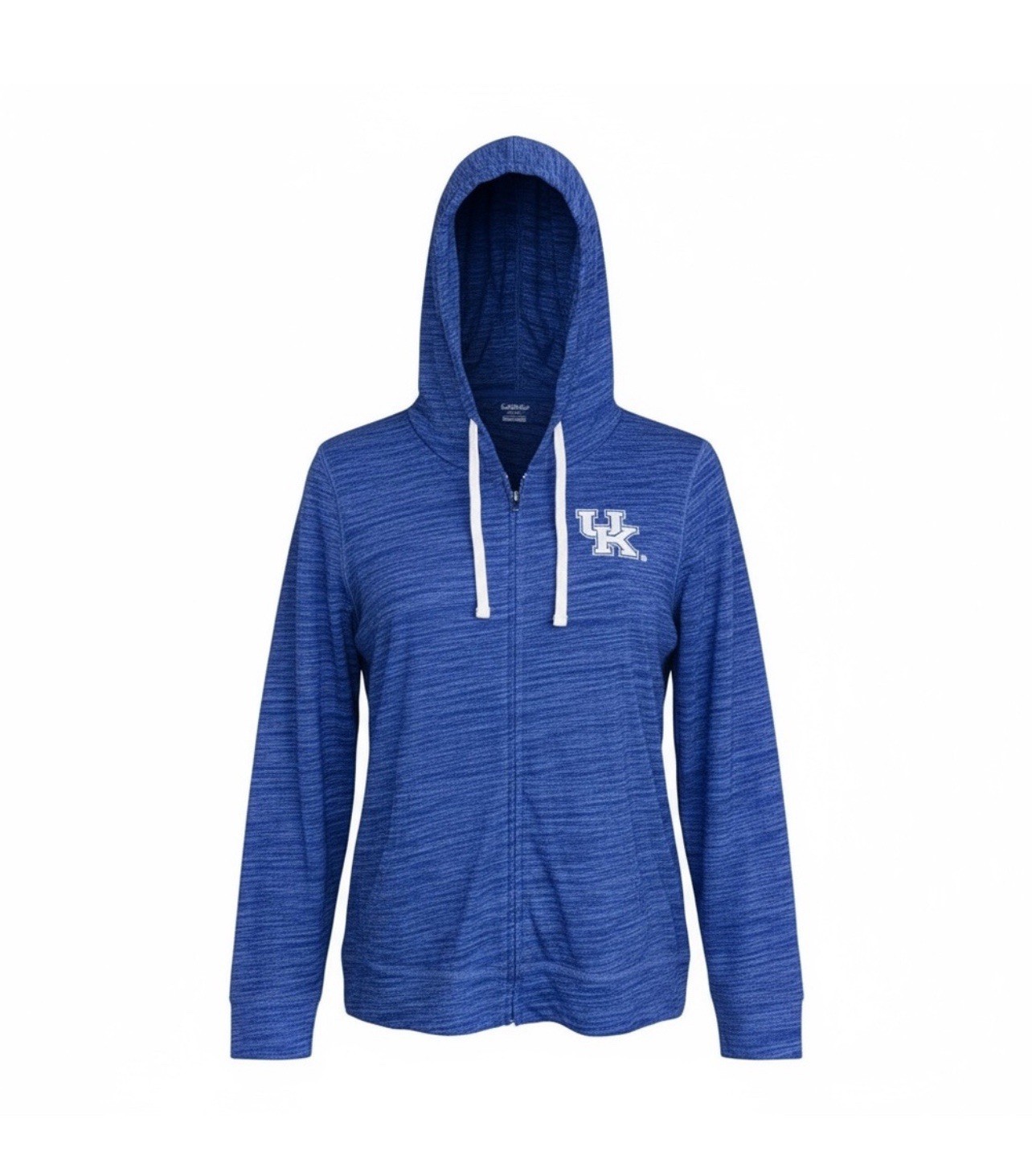Blue hooded Zip-Up Jacket With university Of Kentucky