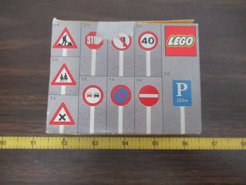 Lego Legoland street signs #6315 complet in box 1988 - Image 2 of 4