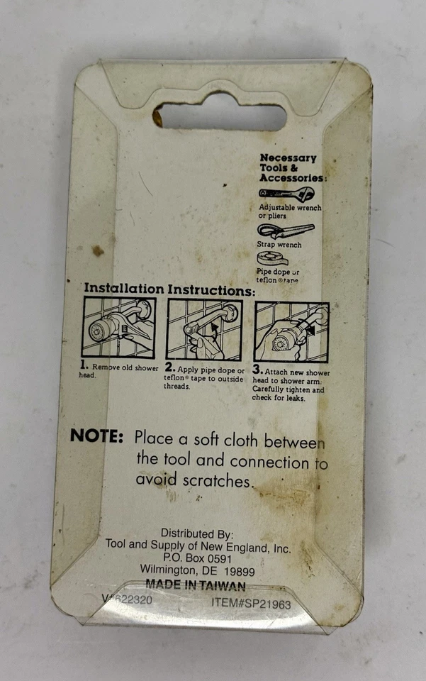 Pro Plumb воды экономии душа голова кнопка вкл-выкл новый в коробке хром - Изображение 3 из 4