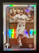 2025 Topps Chrome Update - Harrison Bader Sepia Refractor #USC32 Phillies