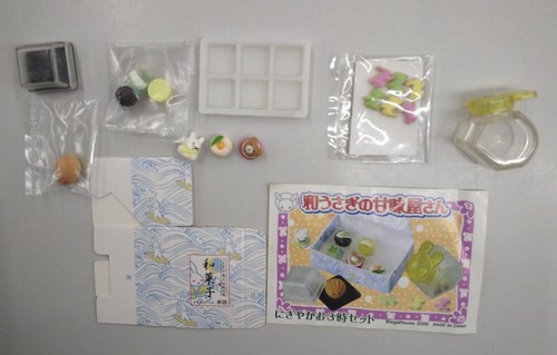 Re-Ment Japanese Rabbit Sweets Shop - Lively 3 O' Set Small Sample | eBay