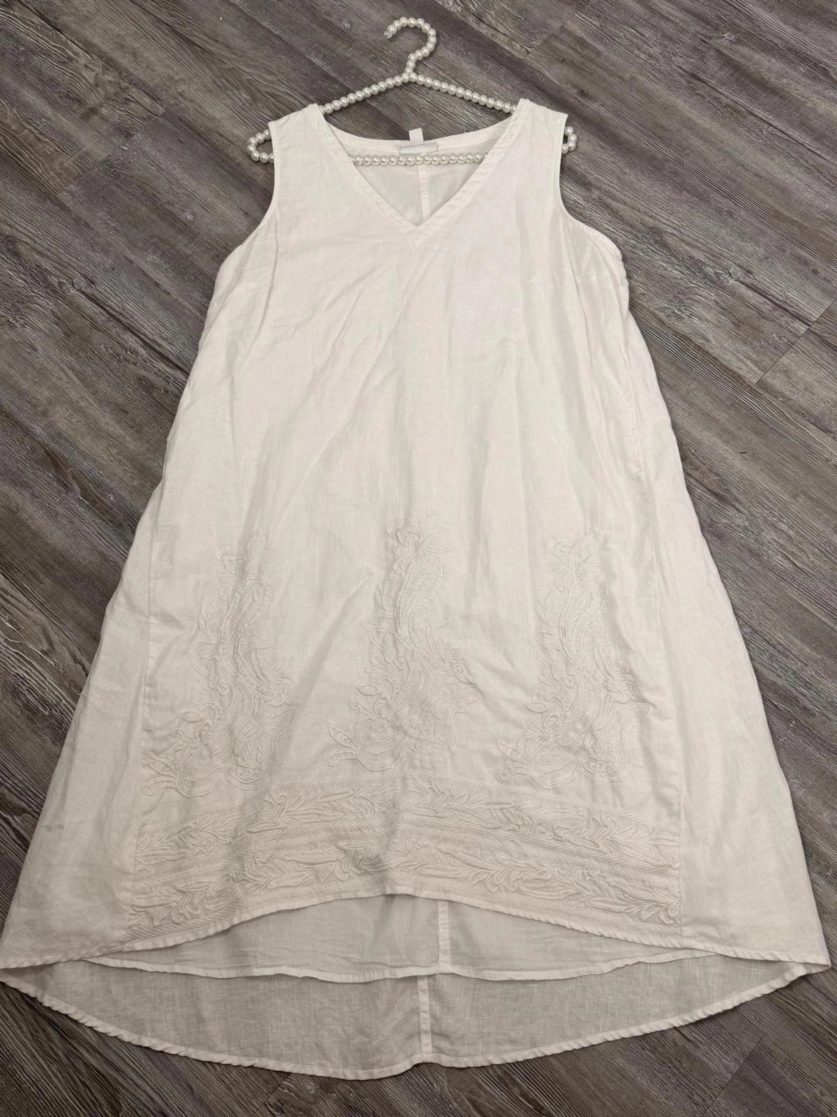 Pure Jill Women’s ELEMENTS Elements White 100% Li… - image 5