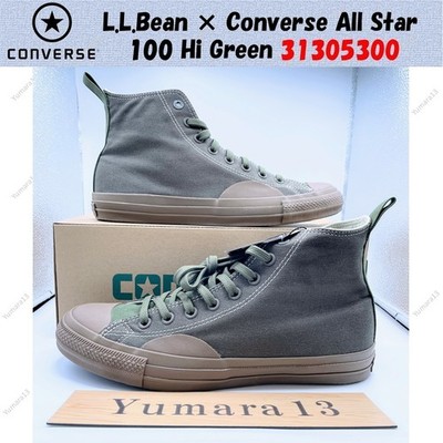 L.L.Bean × Converse All Star 100 Hi Green 31305300 Herren Gr.
