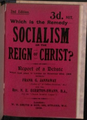 Which is the Remedy - Socialism or the Reign of Christ?  - W. H. Boulton