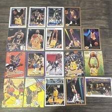 Los Angeles Lakers Vintage NBA Card Lot Magic Johnson James Worthy Vlade Divac