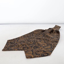 Krawattenschal, Herren, Schwarz/Braun #phg
