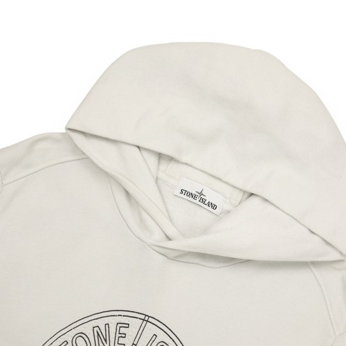 Stone Island SS16 Hoodie mit gesticktem Logo Größe XL weiß - Bild 4 von 6